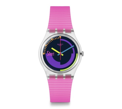 SWATCH NEON PINK PODIUM